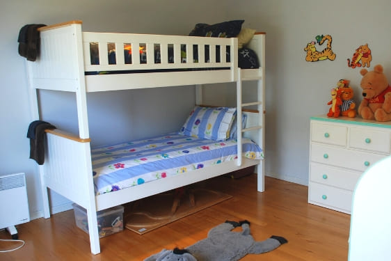 kids room with bunk bed at sandy point gateway